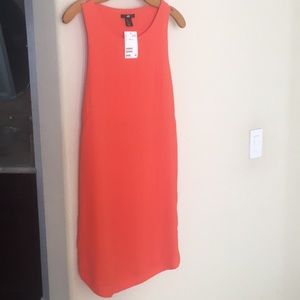 H&M Tangerine Color Dress